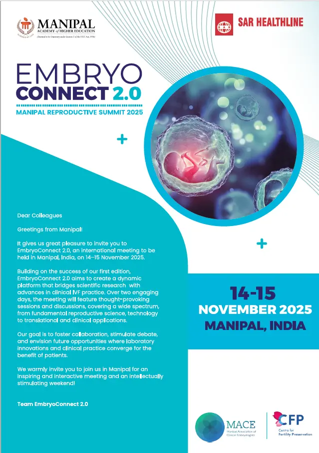 EmbryoConnect 2025, bringing together leading minds, innovations, and solutions in the field of reproductive medicine.